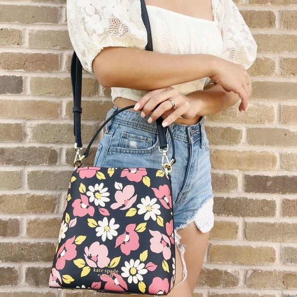 Kate Spade ♠️ Floral Satchel & Crossbody - Picture 8 of 10